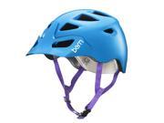 Bern 2016 Women s Prescott Summer Bike Helmet w Visor Satin Ocean Blue w Breakaway Visor XS S