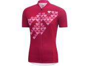 Gore Bike Wear 2017 Women s Element Lady Digi Heart Short Sleeve Cycling Jersey SELLHE jazzy pink L