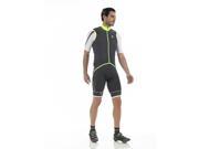 Pinarello 2017 Men s Compactible Cycling Wind Vest PICW17 VEST WIND Black with Yellow Fluo trim L