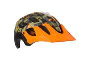 Lazer Revolution Enduro Mountain Cycling Helmet MATTE ORANGE CAMO BLACK S