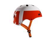 SixSixOne 2016 Dirt Lid Multi Sports Helmet 7044 White Orange