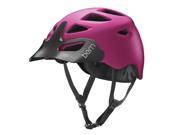 Bern 2016 Women s Prescott Summer Bike Helmet w Visor Satin Fuchsia Purple w Black Visor M L
