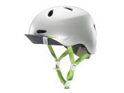 Bern 2016 Women s Berkeley Summer Bike Helmet w Visor Satin Delphin Grey w Flip Visor XS S