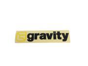 FSA Gravity Vinyl Sticker Clear 2.5in x 10in 995 1547