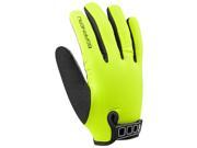 Louis Garneau 2017 Creek Full Finger Cycling Gloves 1482229 BRIGHT YELLOW M