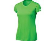 Asics 2016 Women s Circuit 7 Warm Up Short Sleeve Shirt BT872 Neon Green M
