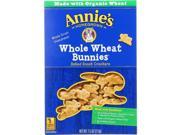 Annies Homegrown Crackers Whole Wheat Bunnies Case of 12 7.5 oz