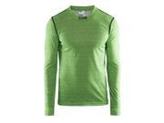 Craft Men s Mix and Match Long Sleeve Base Layer 1904510 Green Dash M