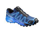 Salomon 2016 17 Men s Speedcross 4 CS Trail Running Shoe L38312600 Blue Depth Bright Blue Black 9.5