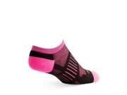 SockGuy Channel Air No Show Sprint Cycling Running Socks Sprint Pink S M