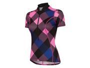 Shebeest 2017 Women s S Cut Tri Large Gingham Short Sleeve Cycling Jersey 3225 TG Boys N Berries L