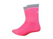 DeFeet Levitator Lite 6inch Repreve Sorbtek Cycling Running Socks Flamingo Pink M