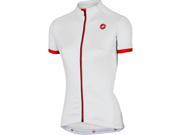 Castelli 2017 Women s Anima Full Zip Short Sleeve Cycling Jersey A16055 White S