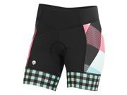 Shebeest 2017 Women s Daisy Tri Large Gingham Cycling Short 3061 TG Vintage Mint M