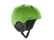 Bern 2014 15 Youth Teen Diablo EPS Thin Shell EPS Winter Snow Helmet Translucent Neon Green w Black Liner S M
