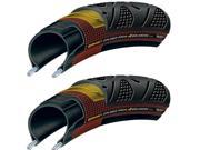 Continental Grand Prix 4 Season Limited Edition Folding Road Bike Clincher Tire 2 Pack Black Stealth 700 x 25