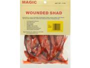 Magic Products Shad In 4 Oz Pouch Red