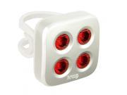 Knog Blinder Mob the Face Bicycle Tail Light w Red Light Silver
