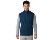 Adidas Golf 2017 Mens Climawarm 14 Zip Fleece Sweater Vest Petrol Night Bc5412 Petrol Night 2xl image