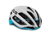 EAN 8057099022187 product image for Kask Protone Road Cycling Helmet (White / Blue - Medium) | upcitemdb.com