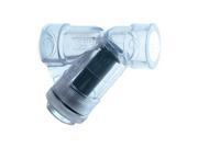 Y Strainer 3 4 In Threaded Clear PVC
