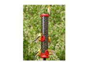 Bird Lovers Tube Feeder for Bird Color Red Size 15 INCH