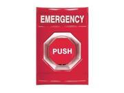 Emergency Push Button Red ADA