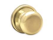 Knob Lockset Polished Brass