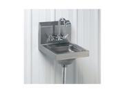 Sink with Wall Mounted Tubular Support
