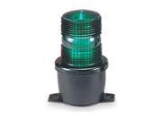 Low Profile Warning Light LED Green 24V