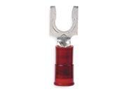 Fork Terminal Red 22 to 18 AWG PK100