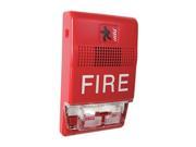 Chime Strobe Marked Fire Red