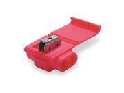 Connector Red 2 Ports 22 16AWG PK 100