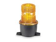Low Profile Warning Light LED Amber 120V