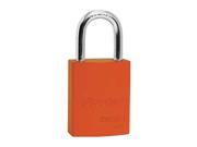 Padlock Hi Vis Aluminum Orange 2 Keys