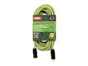 Extension Cord 50ft 14 3 15A SJOW Green