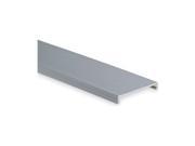 Wire Duct Cover Flush Gray 3.25W x 0.37D