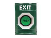 Exit Push Button Illuminated Green