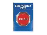 Emergency Exit Push Button Station Blue