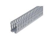 Wire Duct Narrow Slot Gray Width 1.5 In