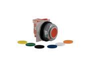 Pushbtn Non ill. 7Col 30mm 1NO No Guard