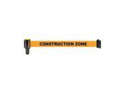 Or Poly Fabric Const Zone Banner 5pk