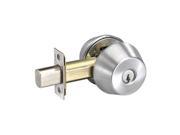 Deadbolt Double Cylinder Satin Chrome