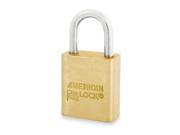 Solid brass padlock with bumpstop