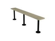 Pedestal Bench W9 1 2 D72 H 18 1 2 Beige