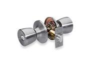 EntranceKnob Lockset Satin Nickel Finish Light Duty