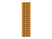 Voltage Card 18 Marker 208 Volts