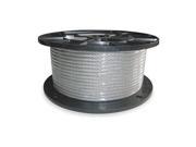 Cable 1 4 In L100Ft WLL1400Lb 7x19 Steel