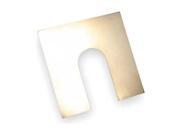 Slotted Shim, E-6x6 Inx0.025In, Pk20 Slotted Shim, E-6x6 Inx0.025In, Pk20