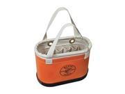 Tool Bucket Handle 14x7x10 15 Pkt Orange